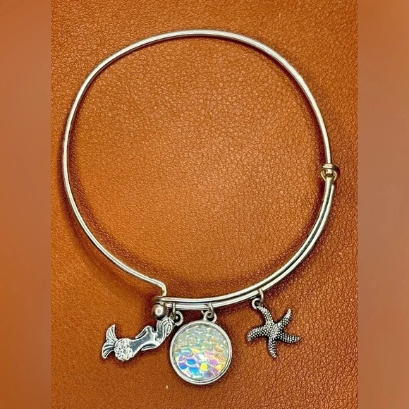 MERMAID Adjustable Bangle Bracelet - Picture 1 of 3